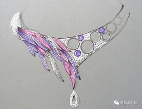 免費領取 756張珠寶首飾設計彩鉛 水彩 素描手繪素材