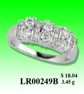 【LR00249B 廠家直銷 925銀飾 定制款戒指 銀飾批發】價格,廠家,圖片,手鏈,深圳市銀姿珠寶首飾-