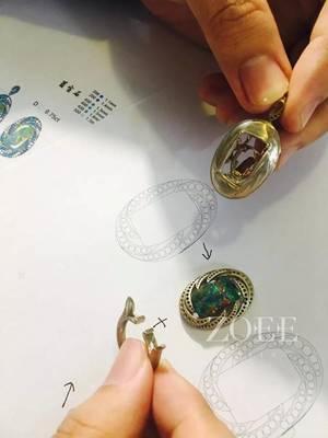 真實記錄!一件珠寶首飾是這樣被設計制作出來的